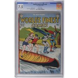 World's Finest Comics #53 (DC, 1951) CGC VF- 7.5 White World's Finest Comics #53 (DC, 1951) CGC VF- 