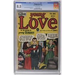 Young Love #1 (Prize, 1949) CGC VF+ 8.5 Off-white pages Young Love #1 (Prize, 1949) CGC VF+ 8.5 Off-