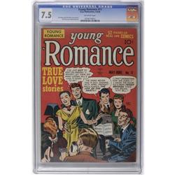 Young Romance Comics #11 (Prize, 1949) CGC VF- 7.5 Off- Young Romance Comics #11 (Prize, 1949) CGC V
