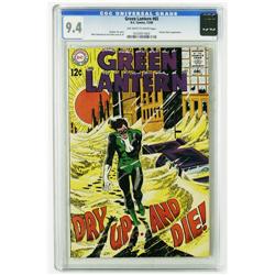 Green Lantern #65 (DC, 1968) CGC NM 9.4 Off-white to wh Green Lantern #65 (DC, 1968) CGC NM 9.4 Off-