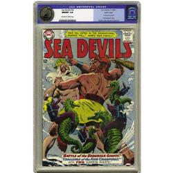 Sea Devils #14 Pacific Coast pedigree (DC, 1963) CGC NM Sea Devils #14 Pacific Coast pedigree (DC, 1