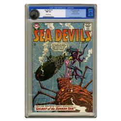 Sea Devils #15 Pacific Coast pedigree (DC, 1964) CGC NM Sea Devils #15 Pacific Coast pedigree (DC, 1