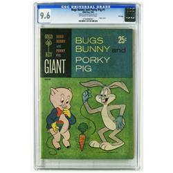 Bugs Bunny and Porky Pig #1 (Gold Key, 1965) CGC NM+ 9. Bugs Bunny and Porky Pig #1 File Copy (Gold 