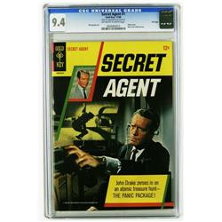 Secret Agent #1 File Copy (Gold Key, 1966) CGC NM 9.4 O Secret Agent #1 File Copy (Gold Key, 1966) C