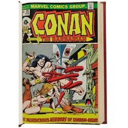 Conan the Barbarian #25-36 Bound Volume (Marvel, 1972-7 Conan the Barbarian #25-36 Bound Volume (Mar