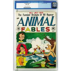 Animal Fables #1 (EC, 1946) CGC VF+ 8.5 Cream to odd-wh Animal Fables #1 (EC, 1946) CGC VF+ 8.5 Crea