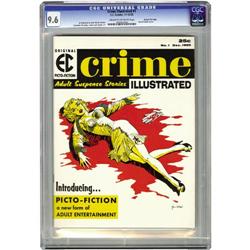Crime Illustrated #1 Gaines File pedigree (EC, 1955) CG Crime Illustrated #1 Gaines File pedigree 8/