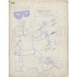 Alter-Ego #1 (Incomplete) Fanzine (1961). Legendary as Alter-Ego #1 (Incomplete) Fanzine (1961).