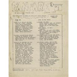 Fanfare #1 EC Fanzine (1959). Fanzines by their nature Fanfare #1 EC Fanzine (1959).