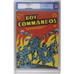 Boy Commandos #1 Vancouver pedigree (DC, 1942) CGC NM 9 Boy Commandos #1 Vancouver pedigree (DC, 194
