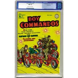 Boy Commandos #7 Pennsylvania pedigree (DC, 1944) CGC N Boy Commandos #7 Pennsylvania pedigree (DC, 