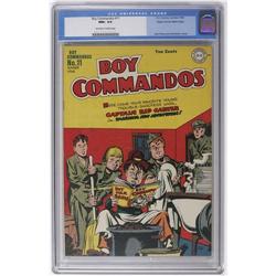 Boy Commandos #11 Mile High pedigree (DC, 1945) CGC NM+ Boy Commandos #11 Mile High pedigree (DC, 19