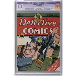Detective Comics #32 (DC, 1939) CGC Apparent VF- 7.5 Sl Detective Comics #32 (DC, 1939) CGC Apparent