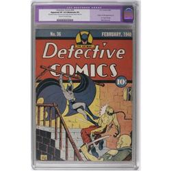 Detective Comics #36 (DC, 1940) CGC Apparent VF 8.0 Mod Detective Comics #36 (DC, 1940) CGC Apparent