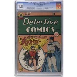 Detective Comics #38 (DC, 1940) CGC GD- 1.8 Slightly br Detective Comics #38 (DC, 1940) CGC GD- 1.8 