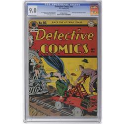 Detective Comics #96 (DC, 1945) CGC VF/NM 9.0 Off-white Detective Comics #96 (DC, 1945) CGC VF/NM 9.
