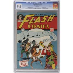 Flash Comics #59 San Francisco pedigree (DC, 1944) CGC Flash Comics #59 San Francisco pedigree (DC, 