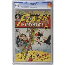 Flash Comics #61 San Francisco pedigree (DC, 1945) CGC Flash Comics #61 San Francisco pedigree (DC, 