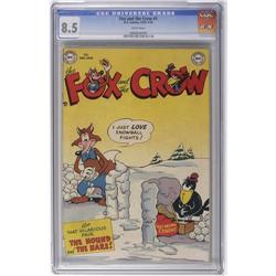 Fox and the Crow #1 (DC, 1951) CGC VF+ 8.5 White pages. Fox and the Crow #1 (DC, 1951) CGC VF+ 8.5 W