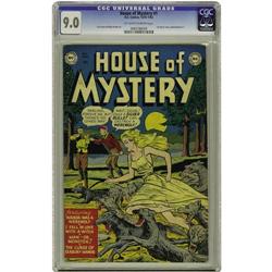 House of Mystery #1 (DC, 1952) CGC VF/NM 9.0 Off-white House of Mystery #1 (DC, 1952) CGC VF/NM 9.0 
