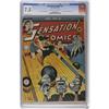 Image 1 : Sensation Comics #13 (DC, 1943) CGC VF- 7.5 Off-white t Sensation Comics #13 (DC, 1943) CGC VF- 7.5 
