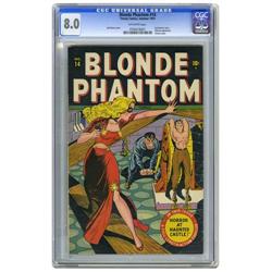 Blonde Phantom #14 (Timely, 1947) CGC VF 8.0 Off-white Blonde Phantom #14 (Timely, 1947) CGC VF 8.0 