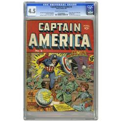 Captain America Comics #2 (Timely, 1941) CGC VG+ 4.5 Cr Captain America Comics #2 (Timely, 1941) CGC