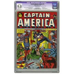 Captain America Comics #10 (Timely, 1942) CGC Apparent Captain America Comics #10 (Timely, 1942) CGC