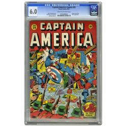 Captain America Comics #29 (Timely, 1943) CGC FN 6.0 Cr Captain America Comics #29 (Timely, 1943) CG