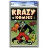 Image 1 : Krazy Komics #1 Crowley Copy (Timely, 1942) CGC VF+ 8.5 Krazy Komics #1 Crowley Copy pedigree (Timel