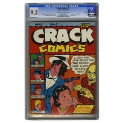 Crack Comics #1 Denver pedigree (Quality, 1941) CGC NM- Crack Comics #1 Denver pedigree (Quality, 19