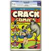 Image 1 : Crack Comics #23 Mile High pedigree (Quality, 1942) CGC Crack Comics #23 Mile High pedigree (Quality
