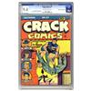Image 1 : Crack Comics #25 Mile High pedigree (Quality, 1942) CGC Crack Comics #25 Mile High pedigree (Quality