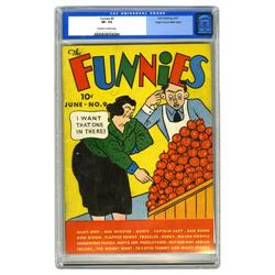 Funnies #9 Mile High pedigree (Dell, 1937) CGC VF- 7.5 Funnies #9 Mile High pedigree (Dell, 1937) CG