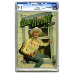 Gene Autry Comics #11 Mile High pedigree (Dell, 1948) C Gene Autry Comics #11 Mile High pedigree (De