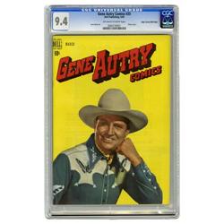 Gene Autry Comics #25 Mile High pedigree (Dell, 1949) C Gene Autry Comics #25 Mile High pedigree (De