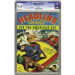 Headline Comics #16 Mile High pedigree (Prize, 1945) CG Headline Comics #16 Mile High pedigree (Priz