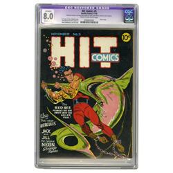 Hit Comics #5 (Quality, 1940) CGC Apparent VF 8.0 Moder Hit Comics #5 (Quality, 1940) CGC Apparent V