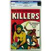 Image 1 : Killers #2 (Magazine Enterprises, 1948) CGC VF/NM 9.0 O Killers #2 (Magazine Enterprises, 1948) CGC 