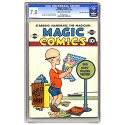 Magic Comics #1 Mile High pedigree (David McKay Publica Magic Comics #1 Mile High pedigree (David Mc