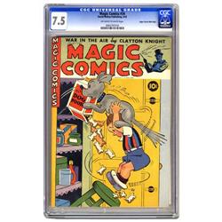 Magic Comics #34 Mile High pedigree CGC VF- 7.5 Magic Comics #34 Mile High pedigree (David McKay Pub