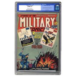 Military Comics #3 (Quality, 1941) CGC VF/NM 9.0 Off-wh Military Comics #3 (Quality, 1941) CGC VF/NM