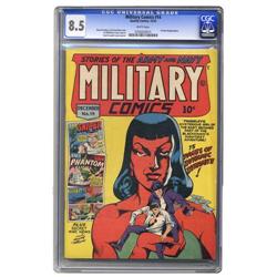 Military Comics #14 (Quality, 1942) CGC VF+ 8.5 White p Military Comics #14 (Quality, 1942) CGC VF+ 