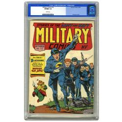 Military Comics #33 (Quality, 1944) CGC VF/NM 9.0 White Military Comics #33 (Quality, 1944) CGC VF/N