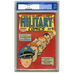 Military Comics #35 (Quality, 1945) CGC VF- 7.5 Off-whi Military Comics #35 (Quality, 1945) CGC VF- 