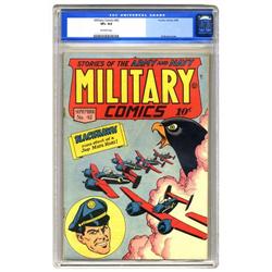 Military Comics #42 (Quality, 1945) CGC VF+ 8.5 Off-whi Military Comics #42 (Quality, 1945) CGC VF+ 