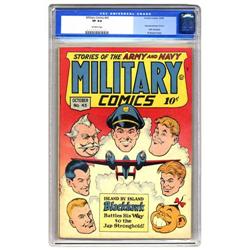 Military Comics #43 (Quality, 1945) CGC VF 8.0 Off-whit Military Comics #43 (Quality, 1945) CGC VF 8