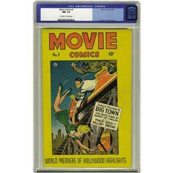 Movie Comics #1 (Fiction House, 1946) CGC NM- 9.2 Off-w Movie Comics #1 (Fiction House, 1946) CGC NM