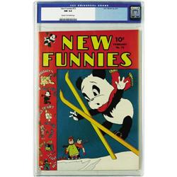 New Funnies #72 (Dell, 1943) CGC NM 9.4 Cream to off-wh New Funnies #72 (Dell, 1943) CGC NM 9.4 Crea