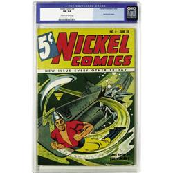 Nickel Comics #4 (Fawcett, 1940) CGC NM 9.4 Cream to of Nickel Comics #4 (Fawcett, 1940) CGC NM 9.4 